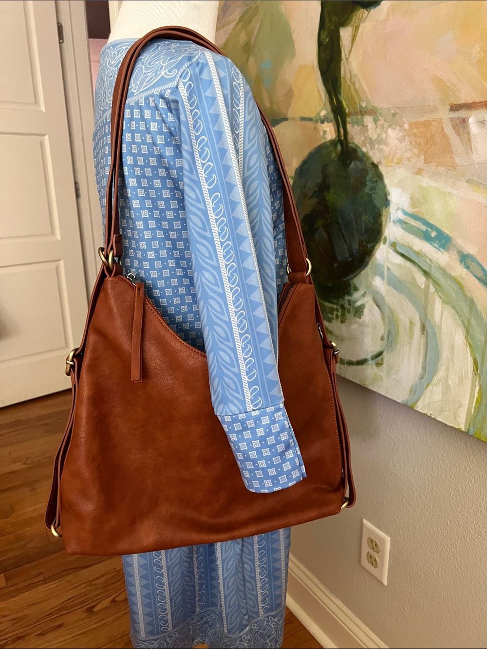 Joy Susan Convertible Backpack brown - Picture 3 of 16
